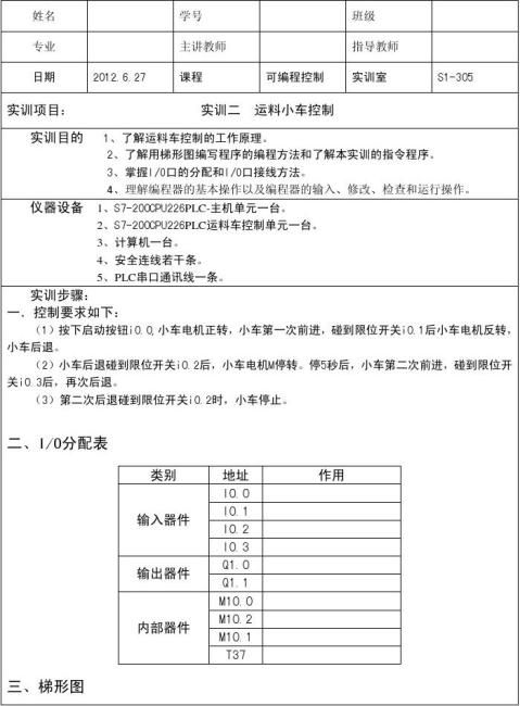 利用plc实现电机正反转