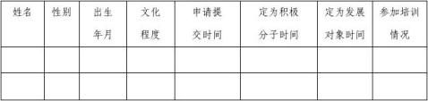 发展党员7天公示范文