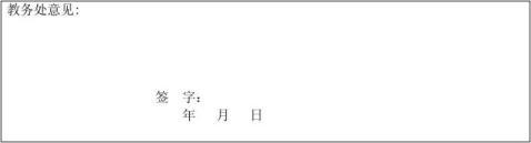 自动退学申请表