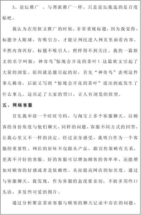 网店运营企业实习报告感想总结3000字网店推广网络策划案在学校实训