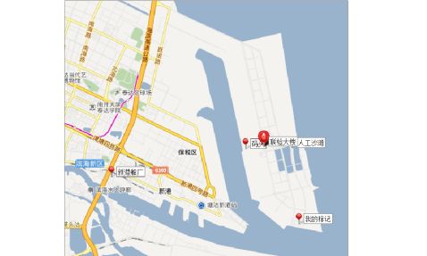 天津港码头平面图图片